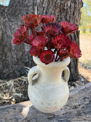 Protea Compacta Rosetta - 1 Stem - Burnt Rose Red