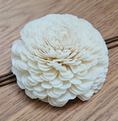 Handmade Flowers - Sola Flower Large White Carnation - 9cm