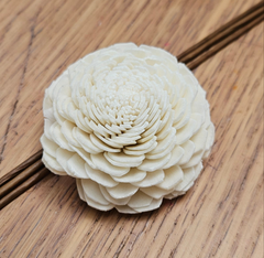 Handmade Flowers - Sola Flower Medium White Carnation - 7/8cm