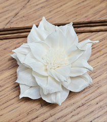 Handmade Flowers - Sola Flower - White Star Dahlia - 8cm