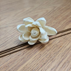 Handmade Flowers - Sola Flower - Off White Tulip Open- 5/7cm